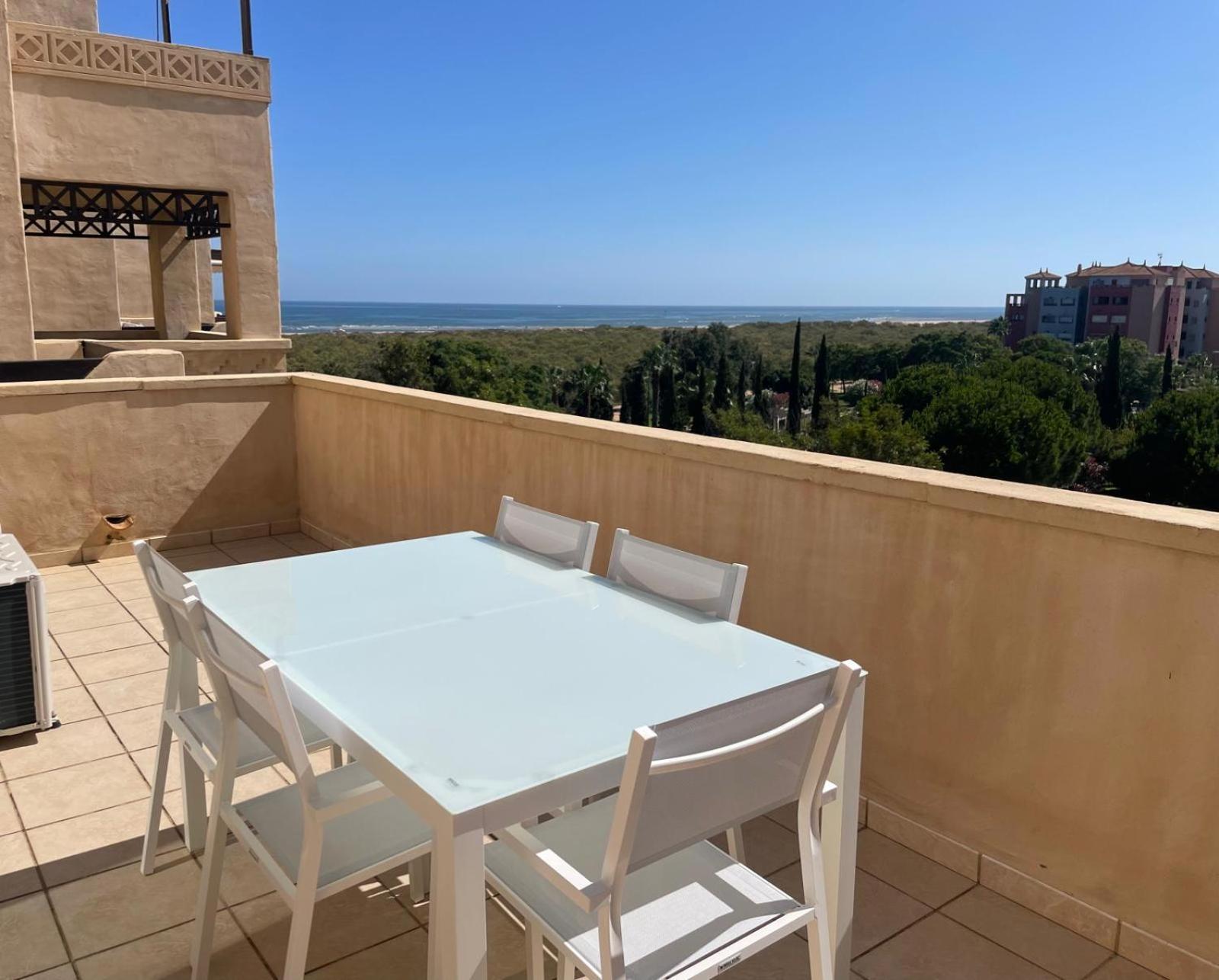 Ferienwohnung Precioso Atico Vistas Mar Y Marismas Isla Canela Exterior foto